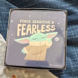 Disney Star Wars Coaster Set with Green and Yellow Accents